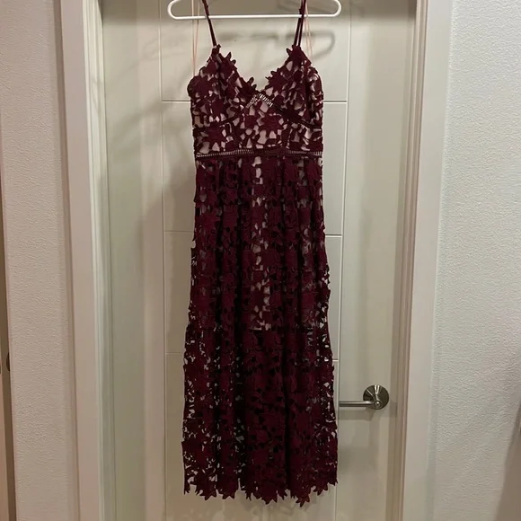Aqua | Dresses | Aqua Midi Burgundy And Tan Cutout Floral Dress | Poshmark Aqua | Dresses | Aqua Midi Burgundy And Tan Cutout Floral Dress | Poshmark